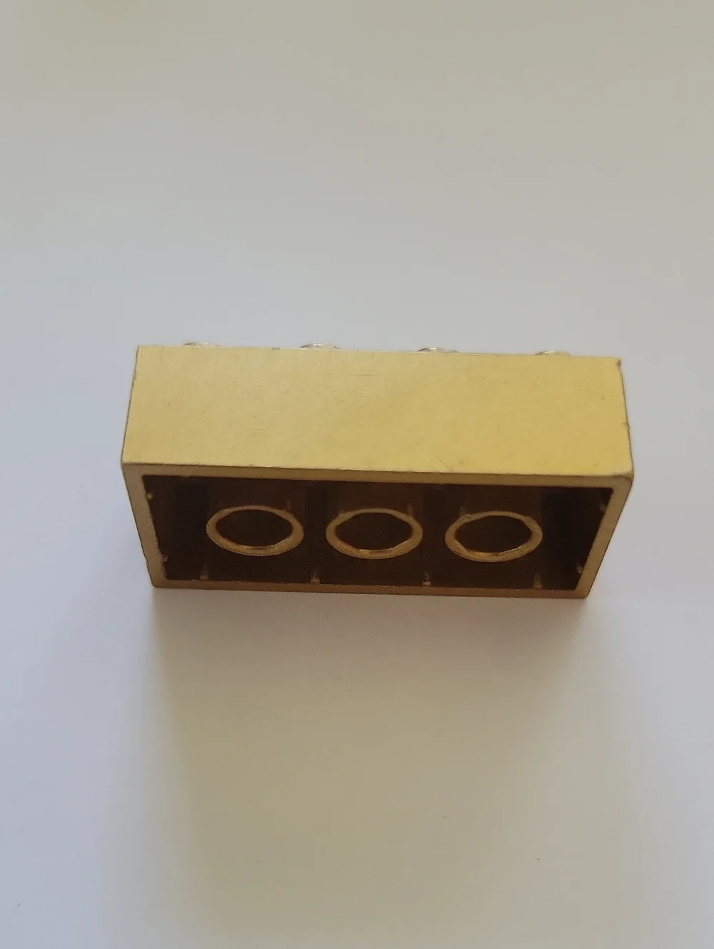 Lego gold 2x4 brick